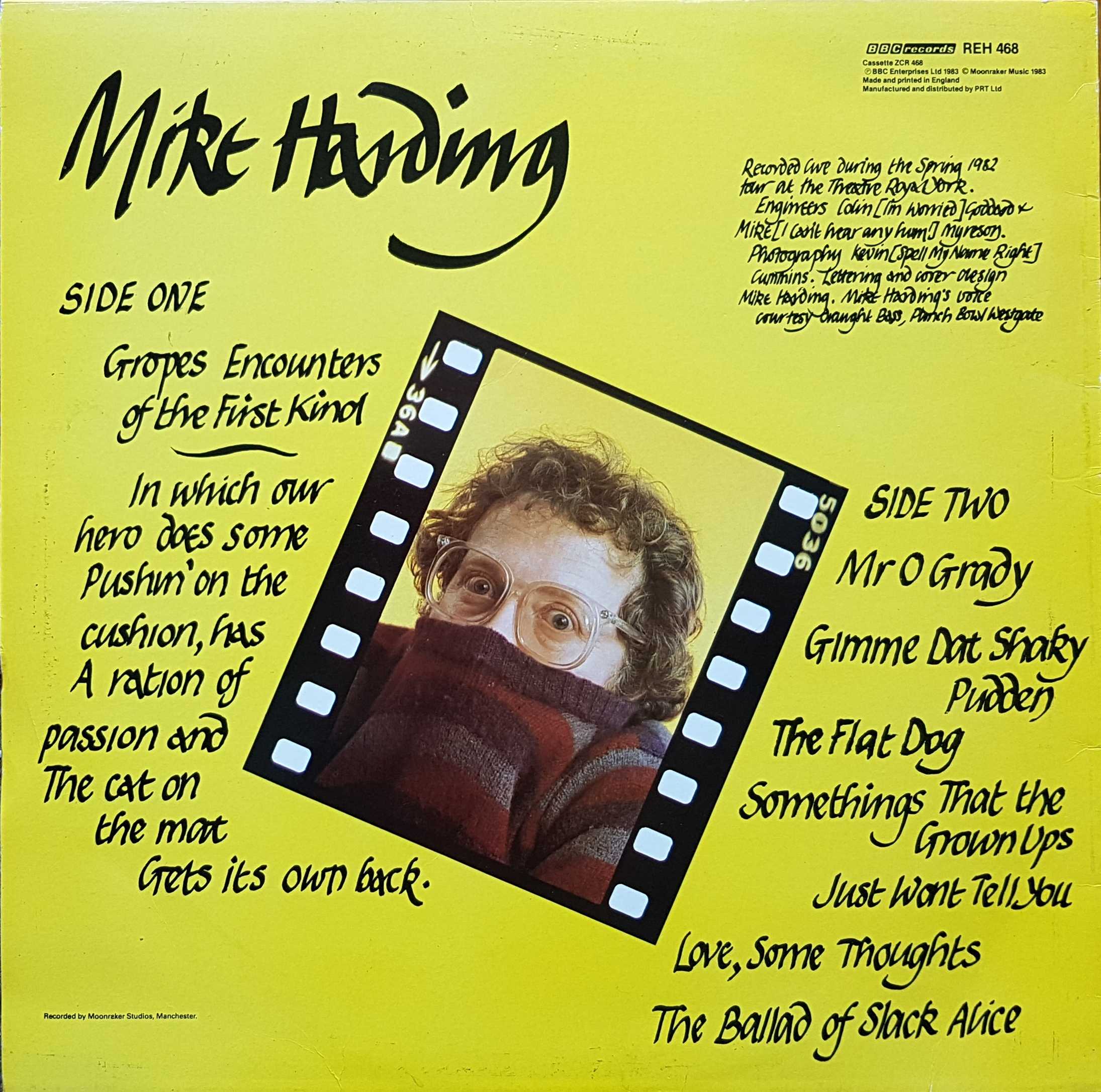 Picture of REH 468 Flat dogs and shaky pudden - Mike Harding by artist Mike Harding from the BBC records and Tapes library